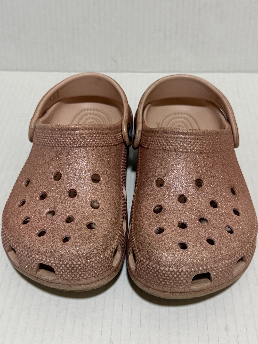 Kids Classic Glitter Crocs Sandals - Kids Juniors Size 1